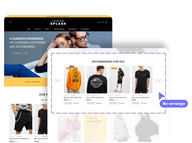 Play with layouts banner
